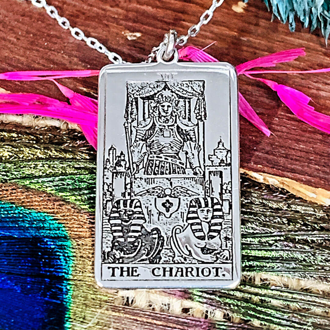 CHARIOT TAROT NECKLACE